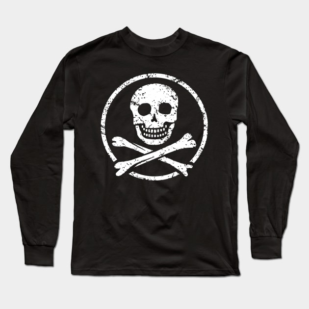 Skull & Crossbones Long Sleeve T-Shirt by IncognitoMode